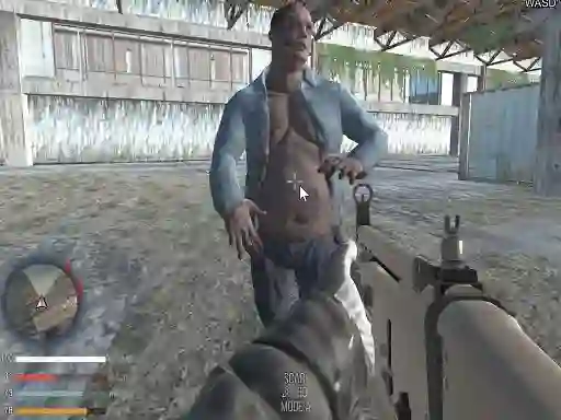 Xogo Dark Forest Zombie Survival FPS en liña