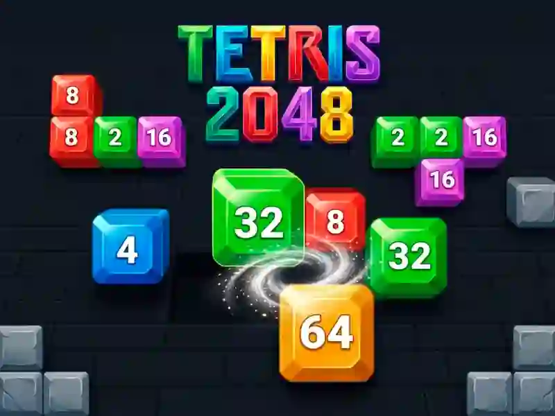 Xogo Tetris 2048 en liña