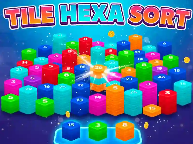 Xogo Tile Hexa Sort en liña