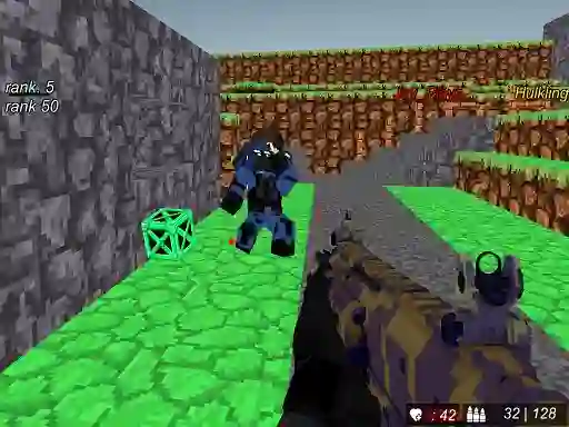Xogo Blocky Wars Advanced Combat Swat Multiplayer en liña