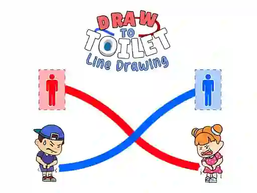 Xogo Draw To Toilet Line Drawing en liña