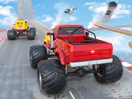 Xogo Mega Ramp Monster Truck Race en liña