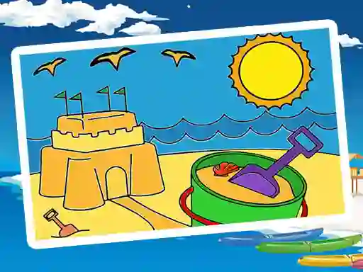 Xogo Summer Coloring Pages en liña