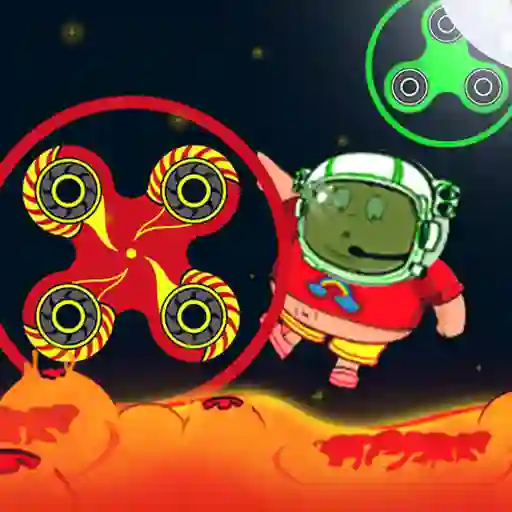 Xogo Spinner Astro the Floor is Lava en liña