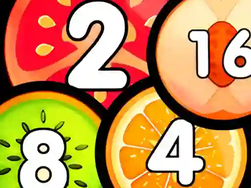 Xogo Merge Balls Shooter 2048 Connect Fruits en liña
