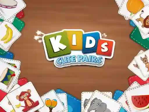 Xogo Kids Cute Pairs en liña