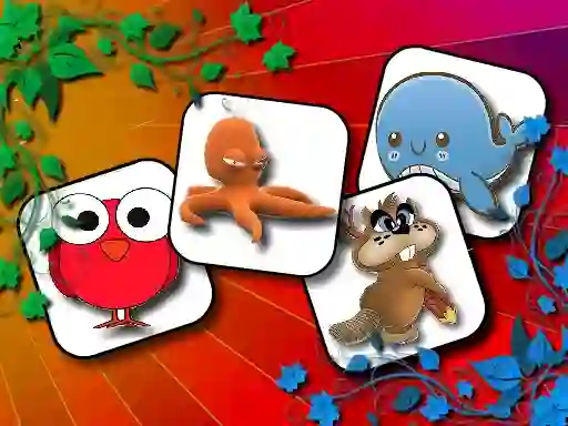 Xogo Funny Animals Memory en liña