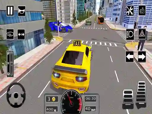 Xogo Modern City Taxi Car Simulator en liña