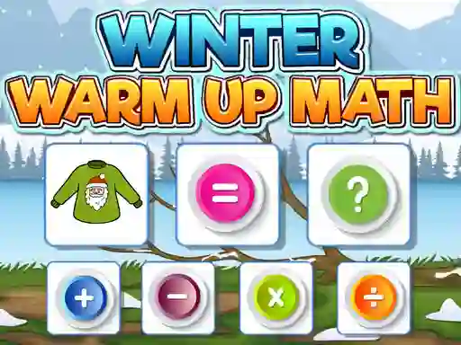 Xogo Winter Warm Up Math en liña