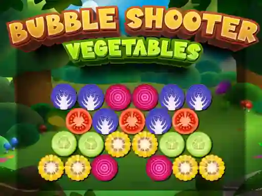 Xogo Bubble Shooter Vegetables en liña