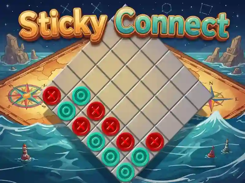 Xogo Sticky Connect en liña