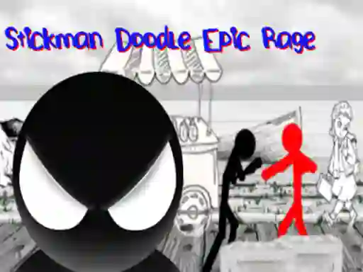 Xogo Stickman Doodle Epic Rage en liña