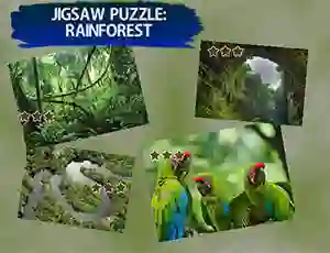 Xogo Jigsaw Puzzle Rain Forest en liña