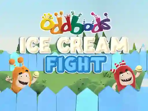 Xogo Oddbods Ice Cream Fight en liña