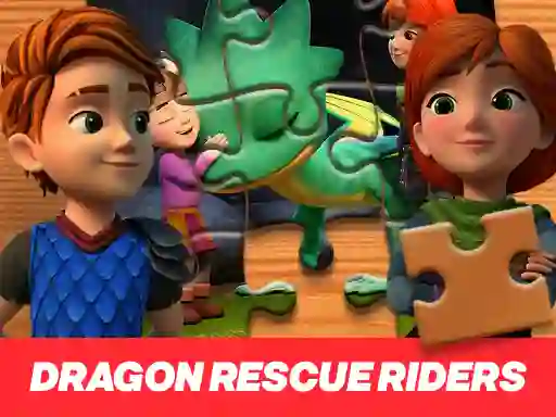 Xogo Dragon Rescue Riders Jigsaw Puzzle en liña