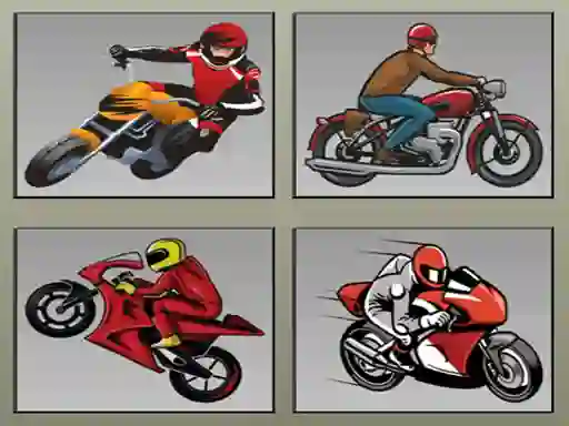 Xogo Racing Motorcycles Memory en liña