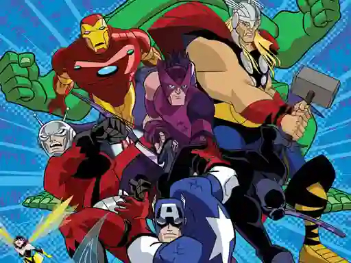 Xogo Avengers Coloring en liña