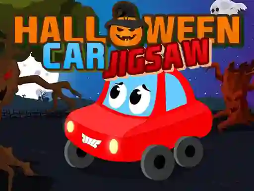 Xogo Halloween Car Jigsaw en liña