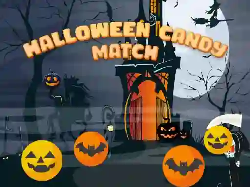 Xogo Halloween Candy Match en liña