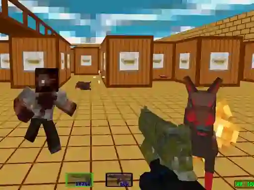 Xogo Pixel Swat Zombie Survival en liña
