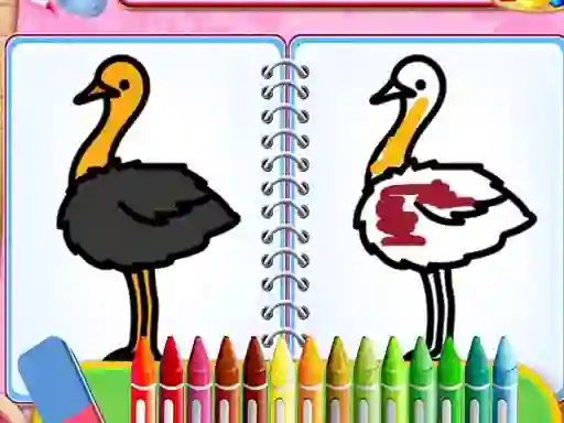 Xogo Coloring Birds Game en liña