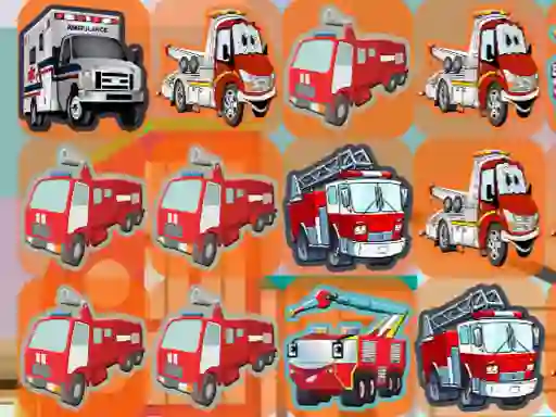 Xogo Emergency Trucks Match 3 en liña