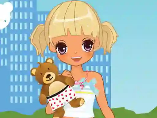 Xogo Little Girl Dress Up en liña