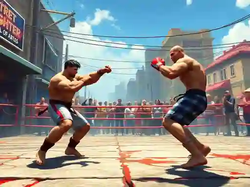 Xogo Real Street Fighter 3D en liña
