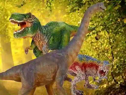 Xogo World Of Dinosaurs Jigsaw en liña