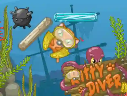 Xogo Kitty Diver en liña