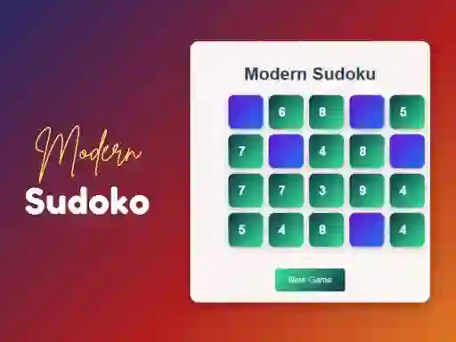Xogo Modern Sudoku en liña
