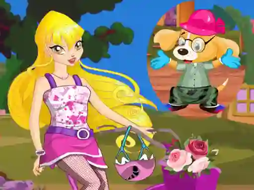 Xogo Winx Stella and Puppy en liña