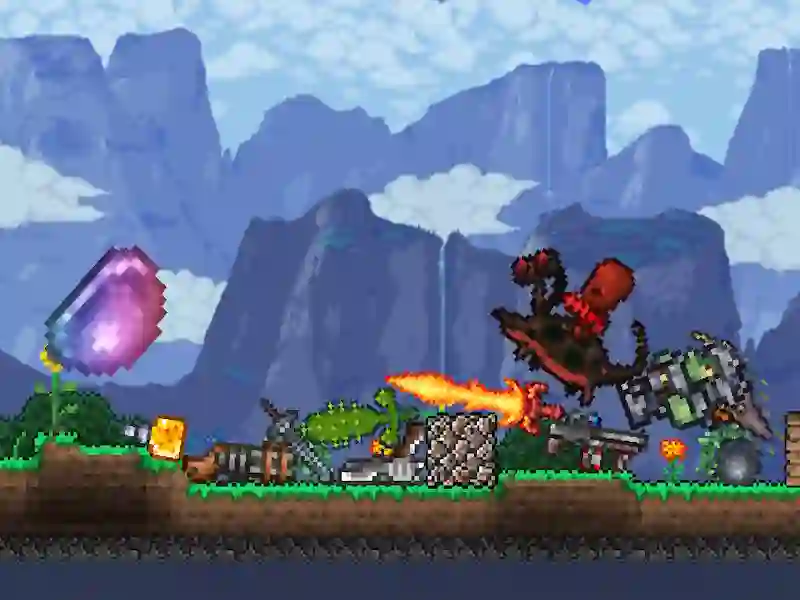 Xogo Terraria Playground en liña