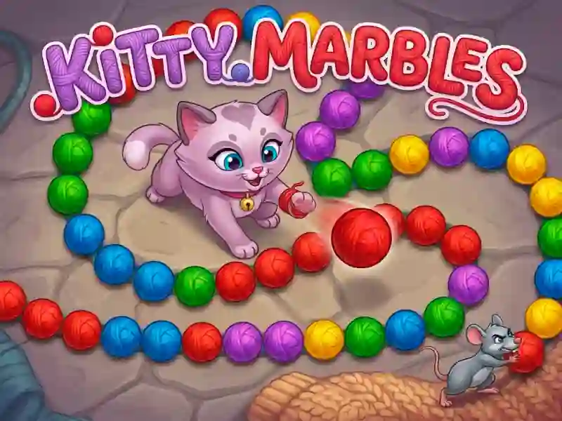 Xogo Kitty Marbles en liña