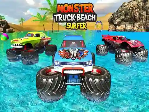 Xogo Monster Truck Beach Surfing en liña