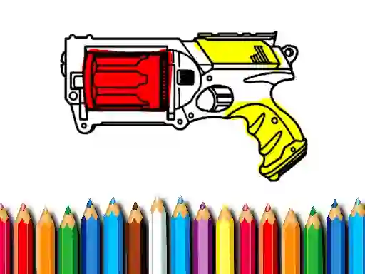 Xogo Back To School: Nerf Coloring Book en liña