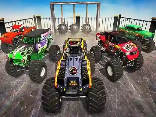 Xogo Monster Truck Impossible Stunt Track en liña
