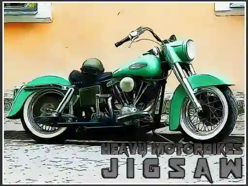 Xogo Heavy Motorbikes Jigsaw en liña