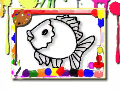 Xogo Fish Coloring Book en liña