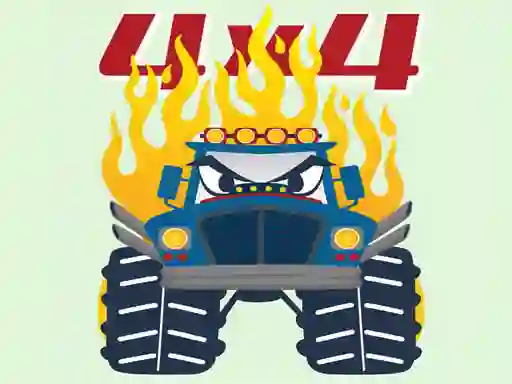 Xogo Monster Trucks Coloring Pages en liña