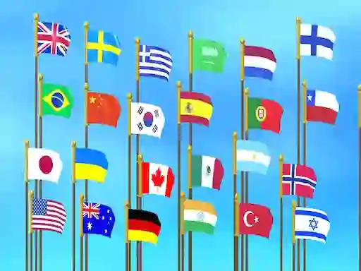 Xogo Flag Puzzle Jam: Collect Flags en liña