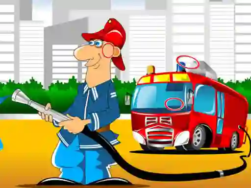 Xogo Fire Trucks Differences en liña