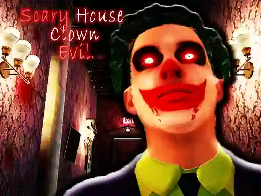 Xogo Scary House Clown Evil en liña