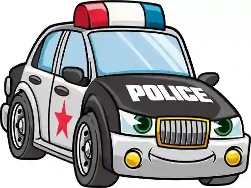 Xogo Cartoon Police Cars en liña
