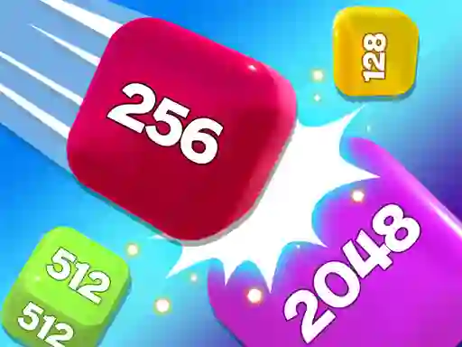 Xogo Chain Cube 2048 3D Merge Game en liña