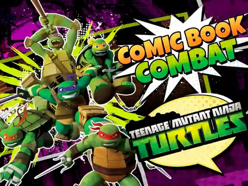 Xogo Teenage Mutant Ninja Turtles Comic book Combat en liña