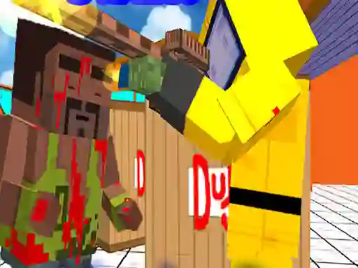 Xogo Combat Blocky Strike en liña