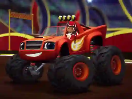 Xogo Blaze Monster Trucks Hidden Stars en liña