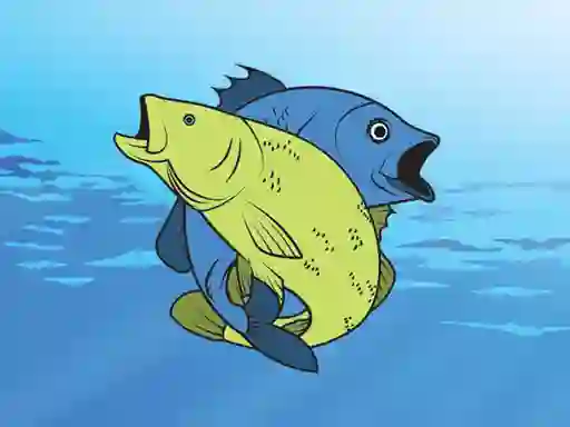 Xogo Friendly Fish Coloring en liña
