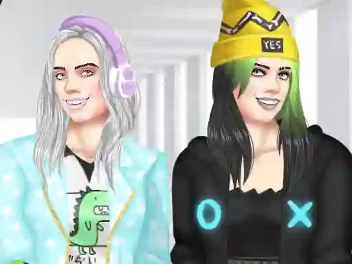Xogo Billie Eilish Makeover en liña